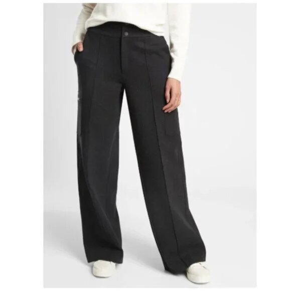 Athleta Venice Heathered Cargo Pant size 4 Charcoal - Picture 1 of 3
